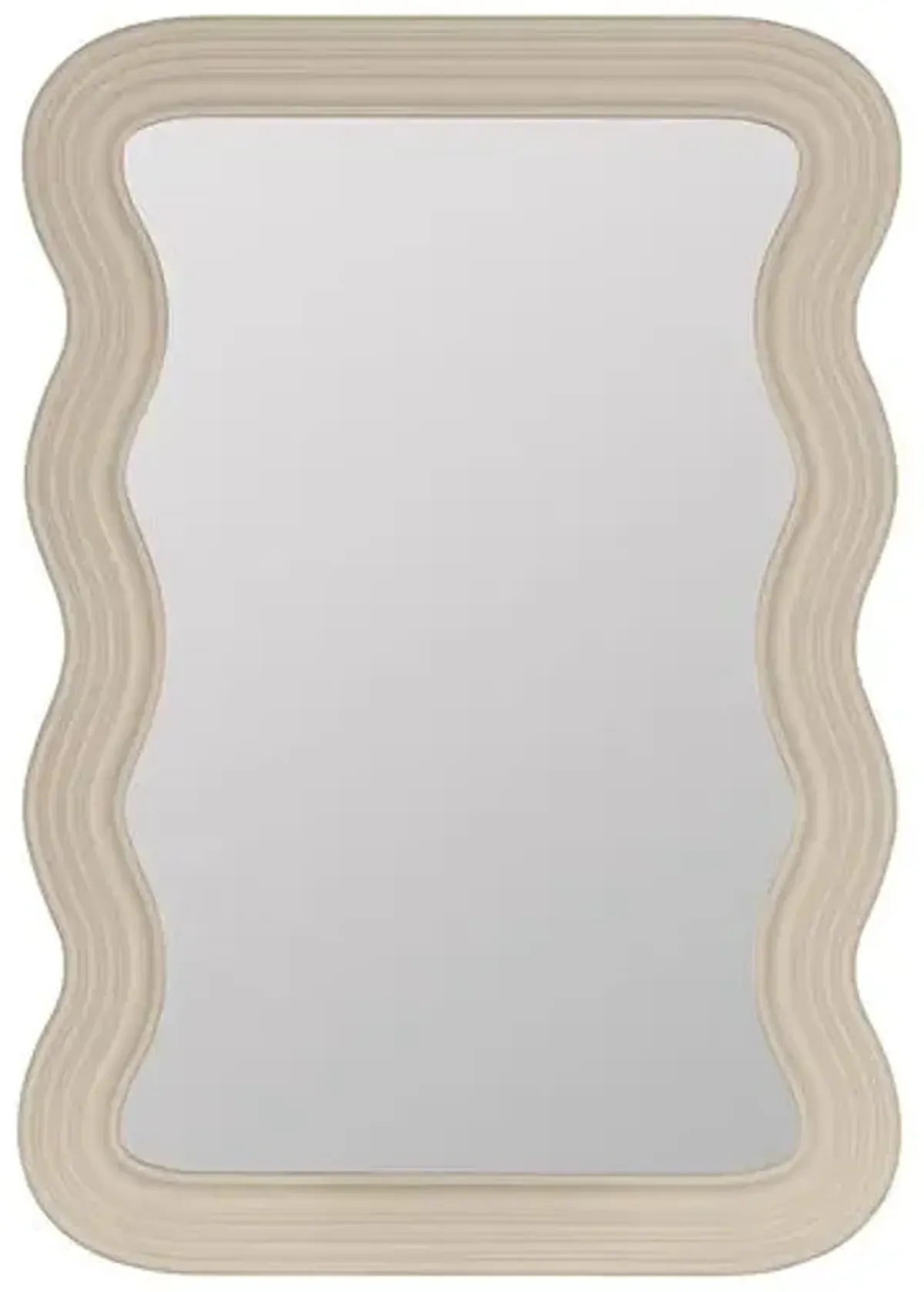 Franky Custom Painted Wavy Wall Mirror