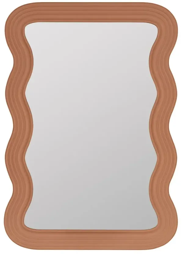 Franky Custom Painted Wavy Wall Mirror