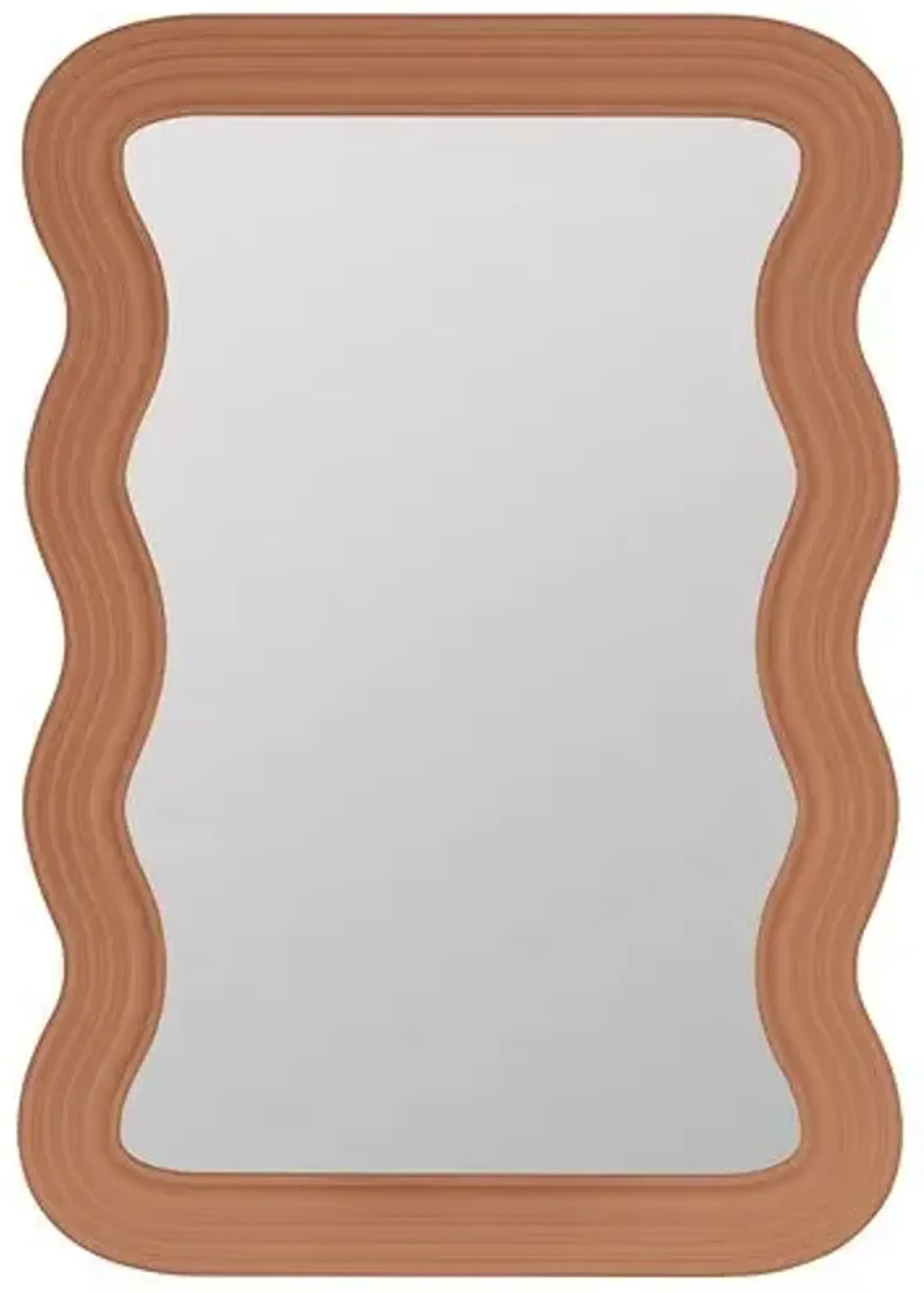 Franky Custom Painted Wavy Wall Mirror