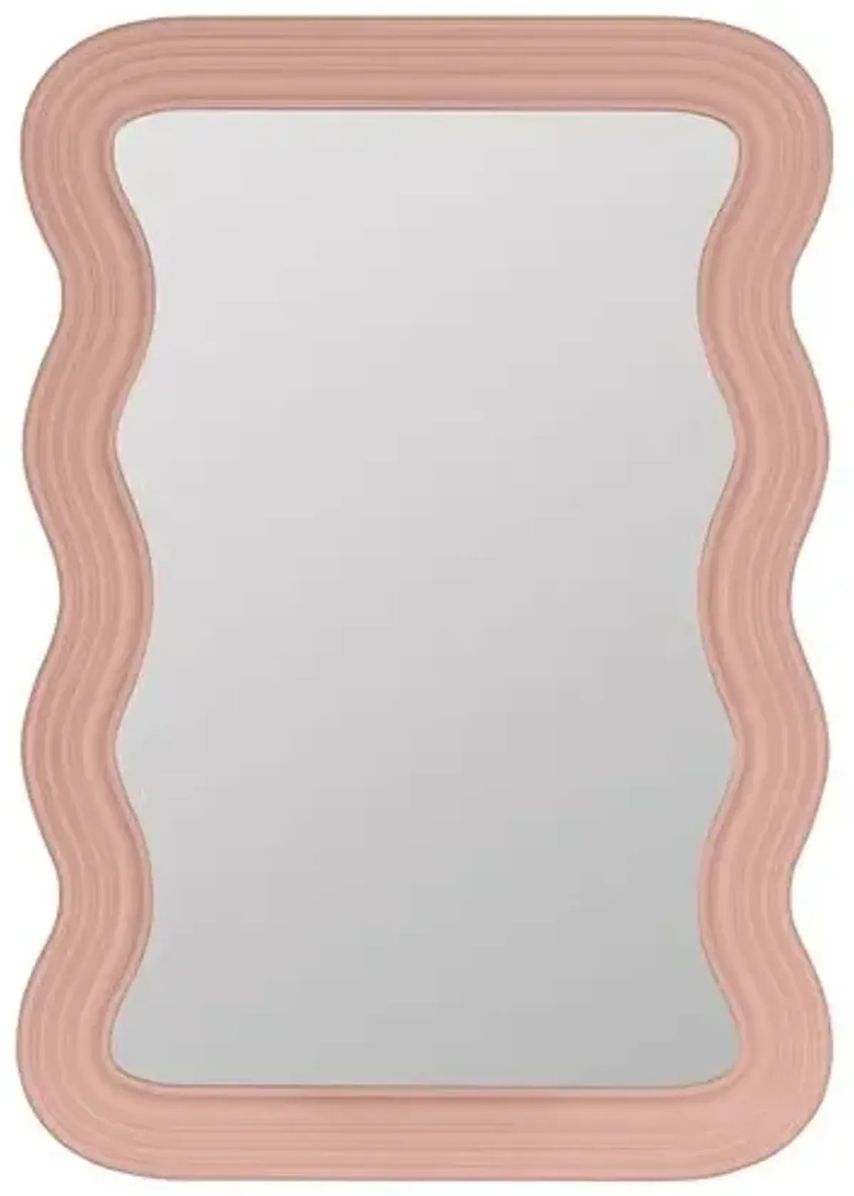 Franky Custom Painted Wavy Wall Mirror