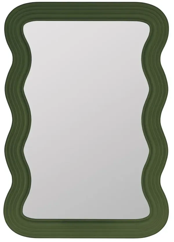 Franky Custom Painted Wavy Wall Mirror