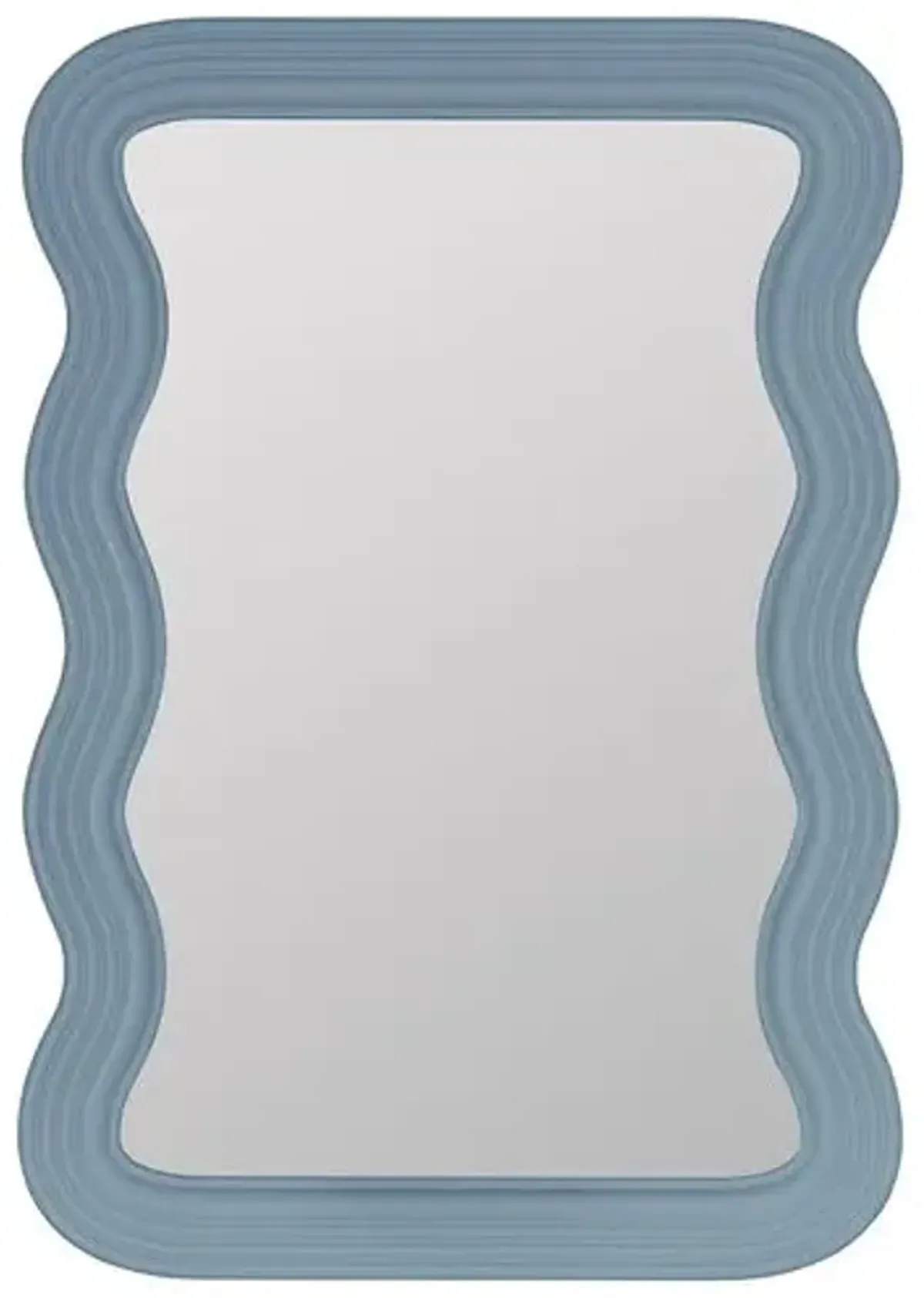 Franky Custom Painted Wavy Wall Mirror