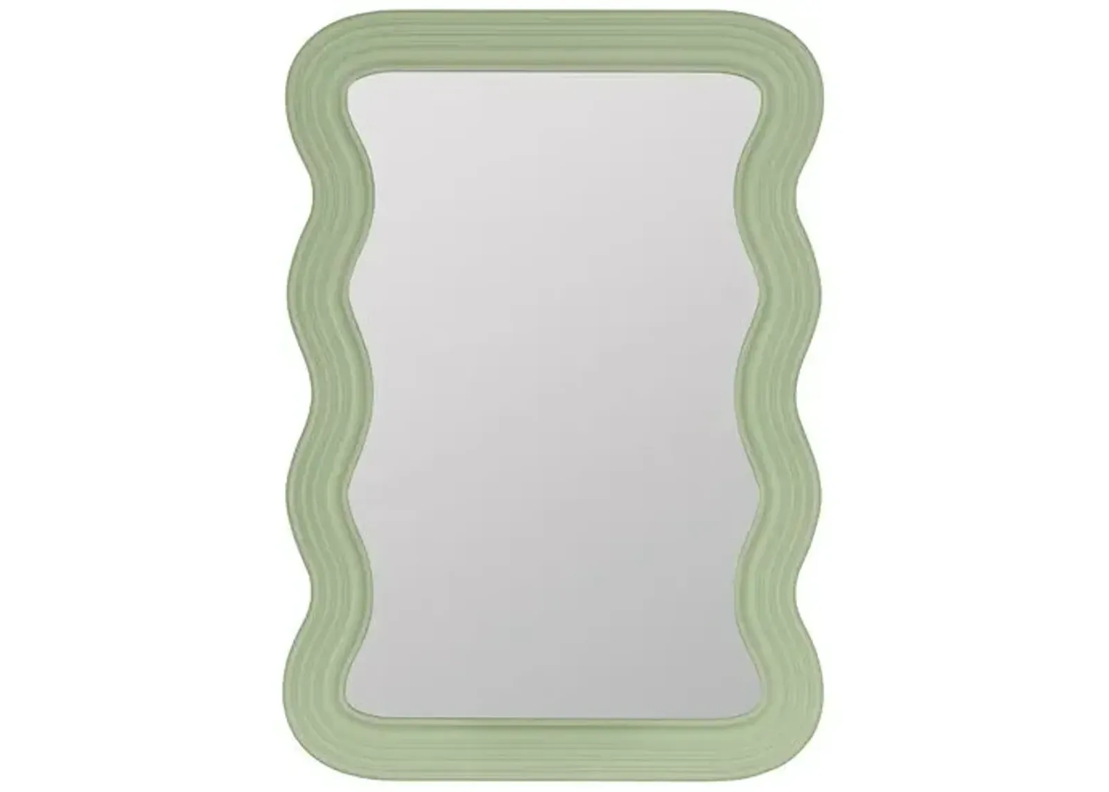 Franky Custom Painted Wavy Wall Mirror