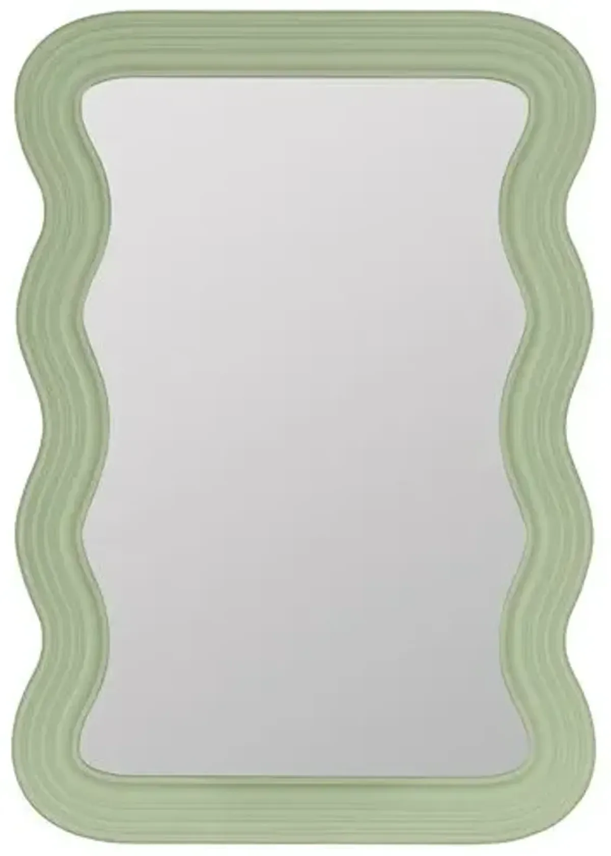 Franky Custom Painted Wavy Wall Mirror