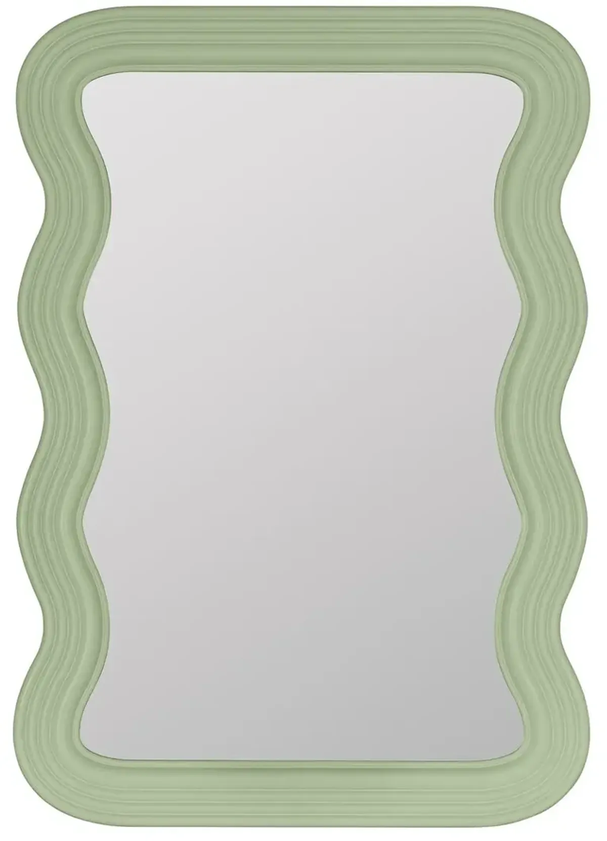 Franky Custom Painted Wavy Wall Mirror