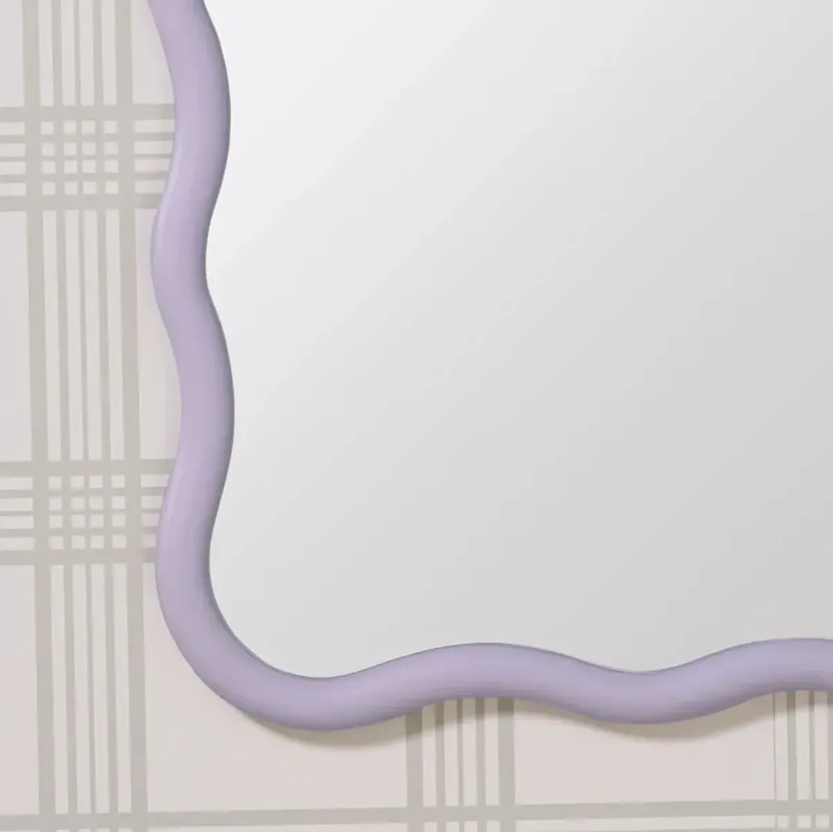 Kiki Wave Custom Painted Wall Mirror