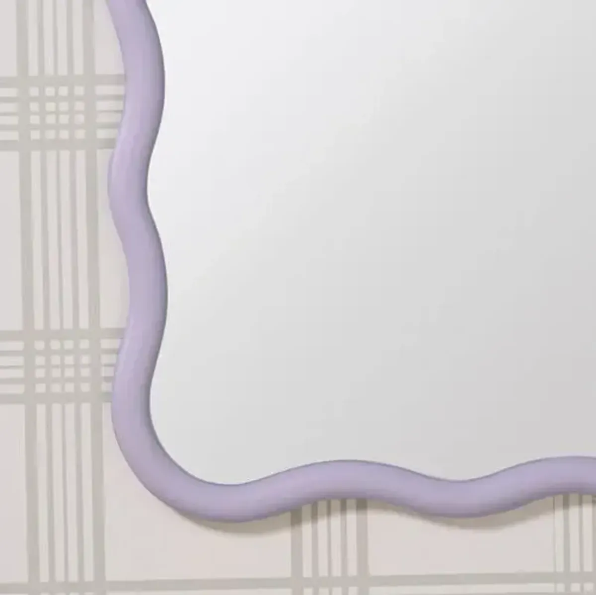 Kiki Wave Custom Painted Wall Mirror