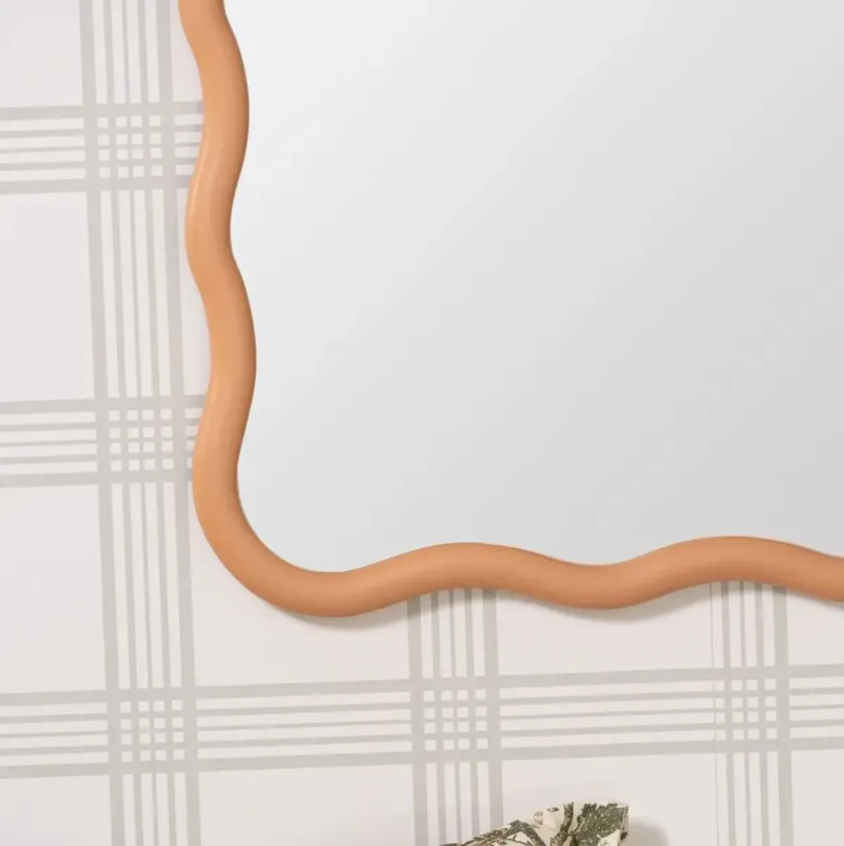 Kiki Wave Custom Painted Wall Mirror