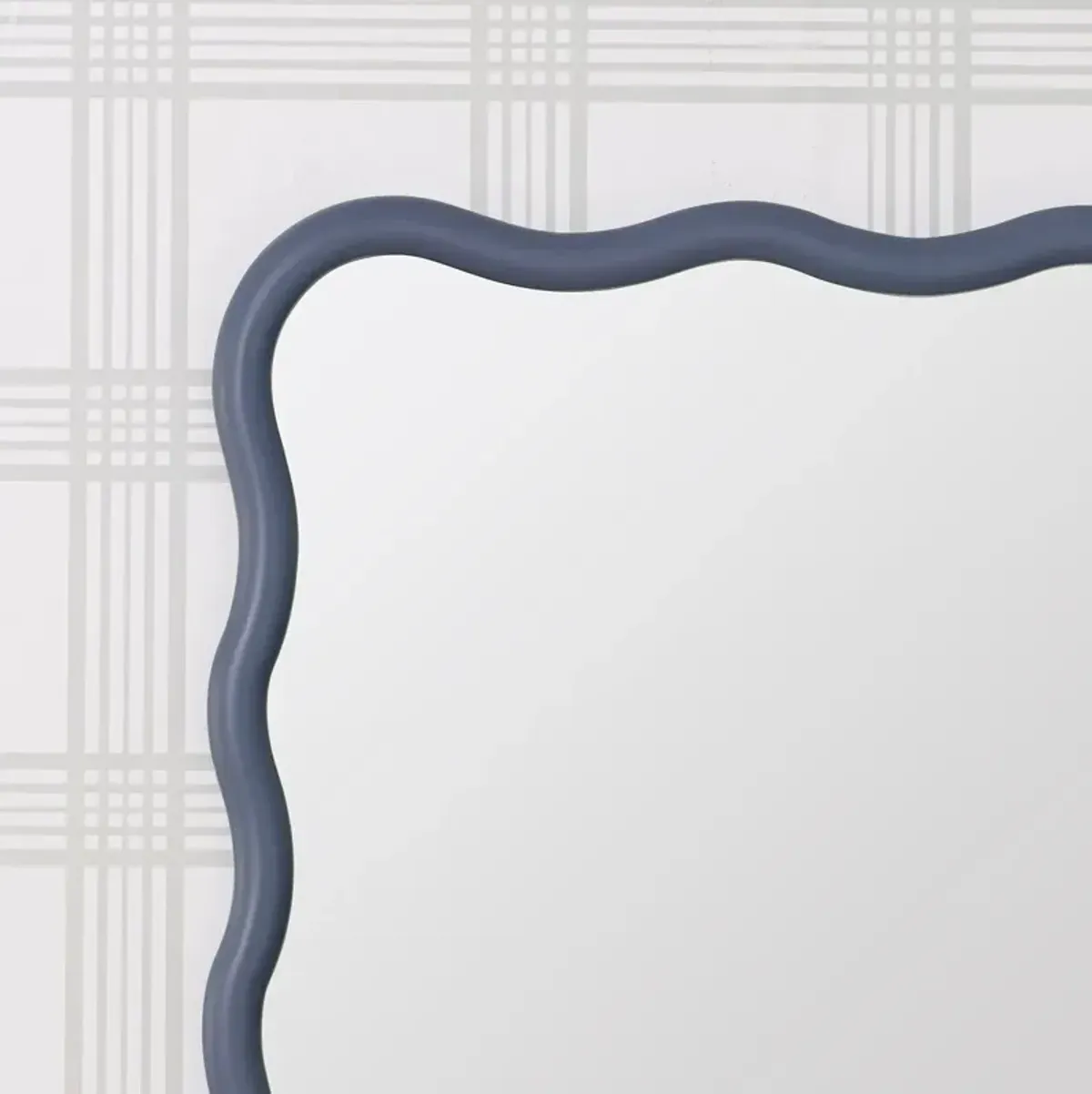 Kiki Wave Custom Painted Wall Mirror