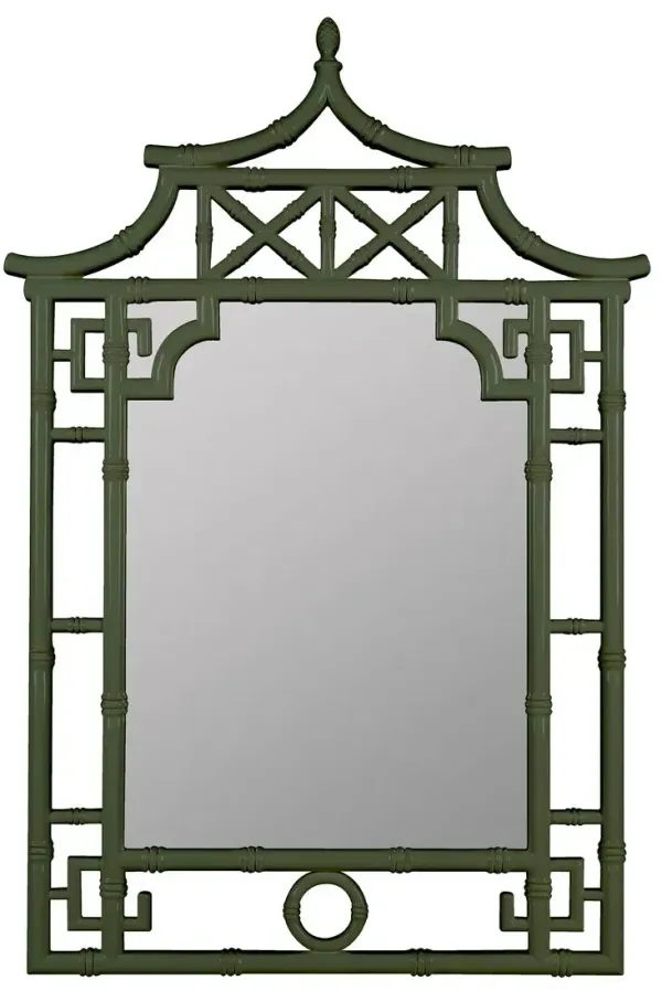 Isla Chinoiserie Custom Painted Wall Mirror