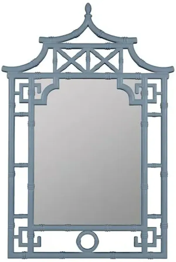Isla Chinoiserie Custom Painted Wall Mirror