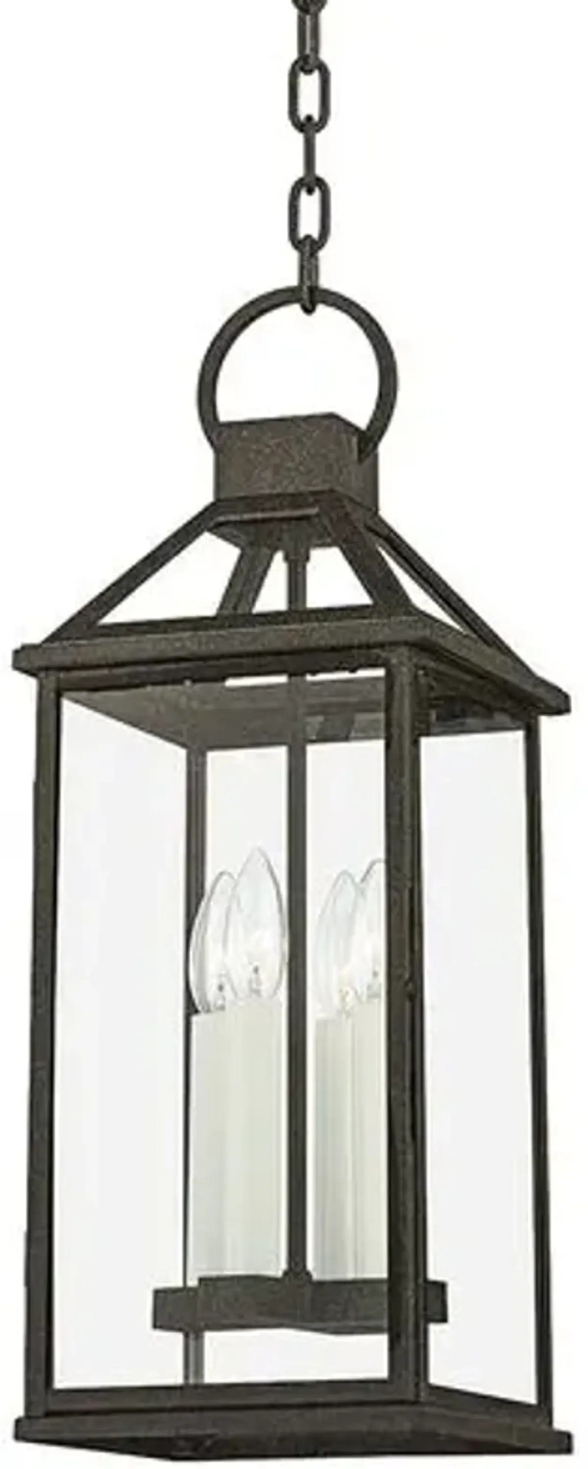 Sanders Outdoor Lantern - French Iron - Black