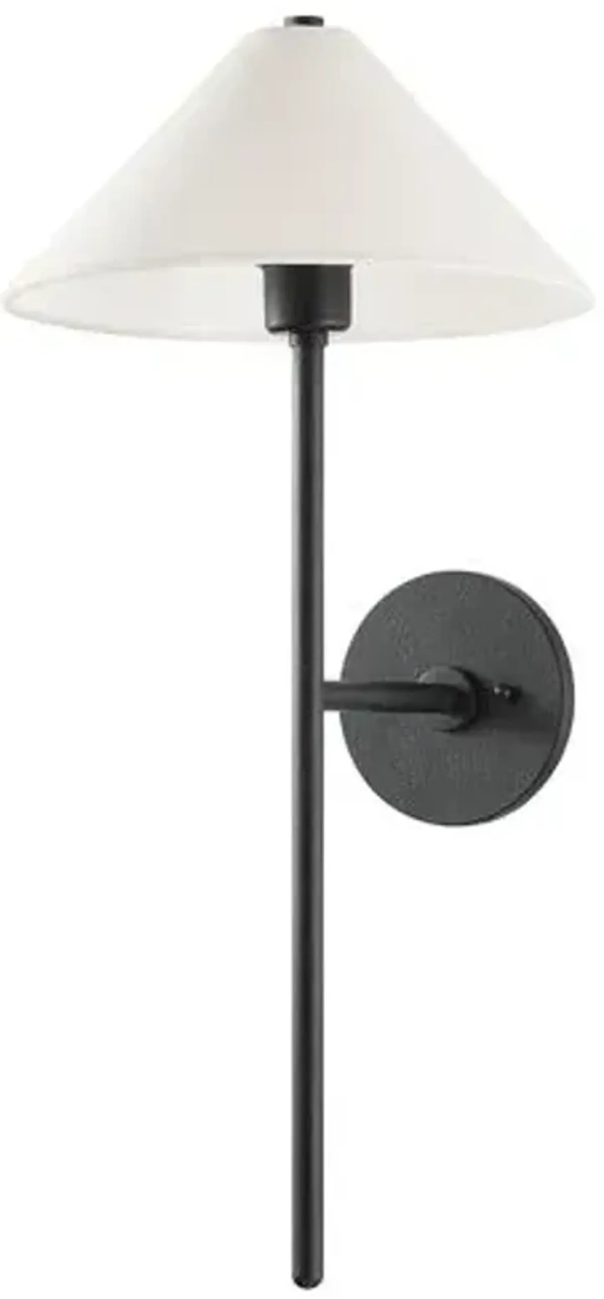 Cedar Wall Sconce - Forged Iron - Black