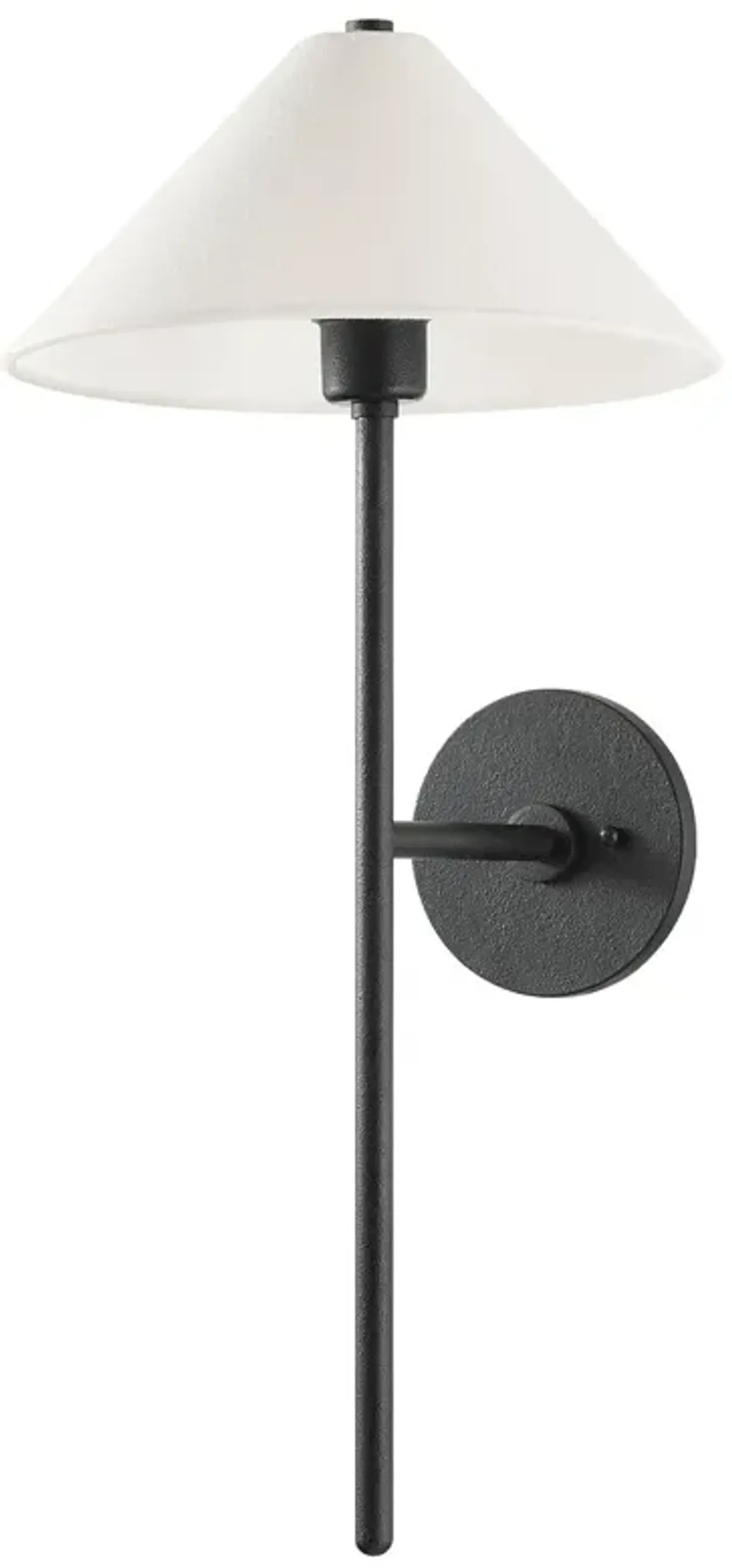 Cedar Wall Sconce - Forged Iron - Black