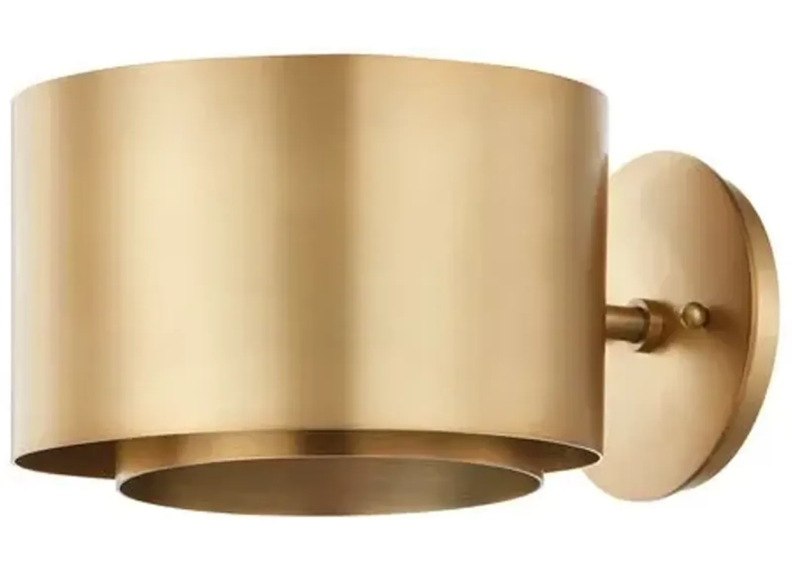 Roux Wall Sconce - Patina Brass - Gold