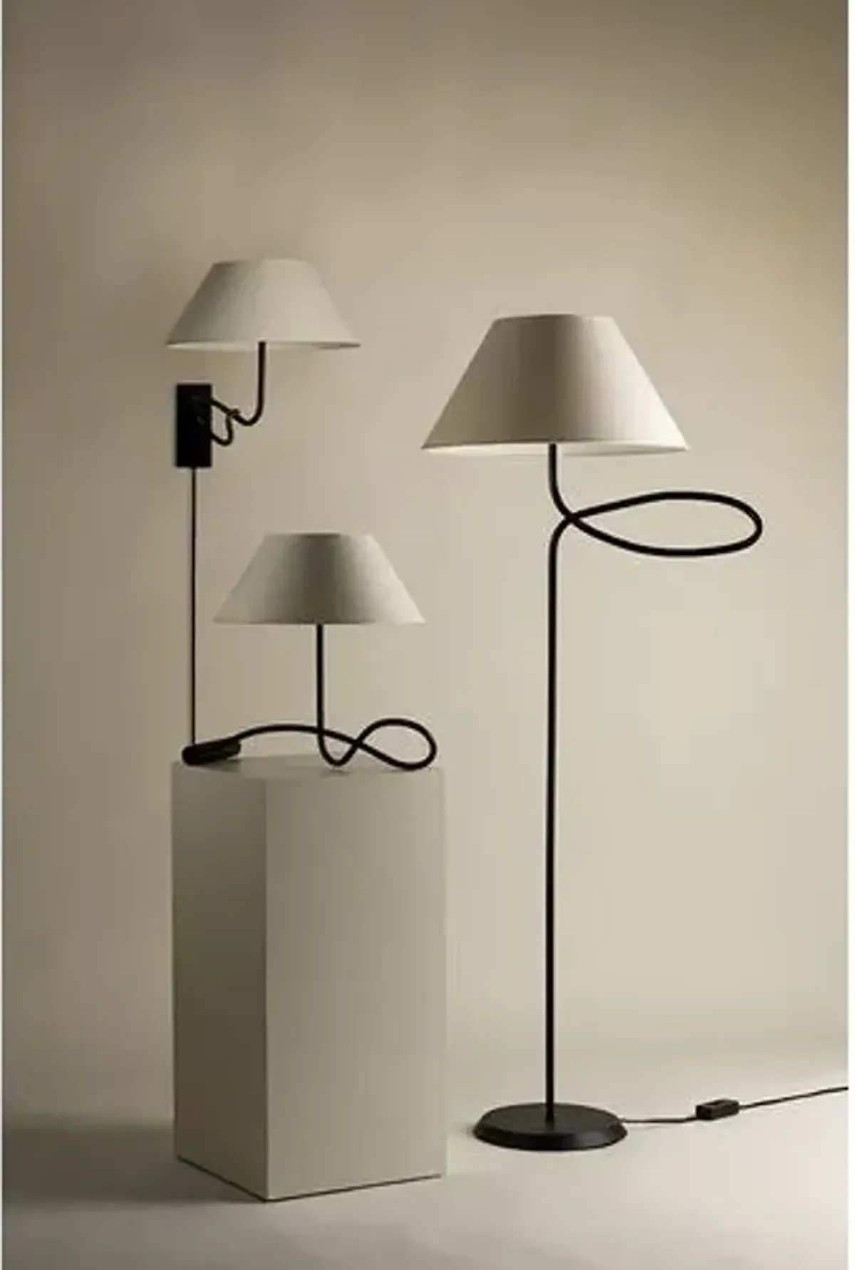 Alameda Floor Lamp - Forged Iron