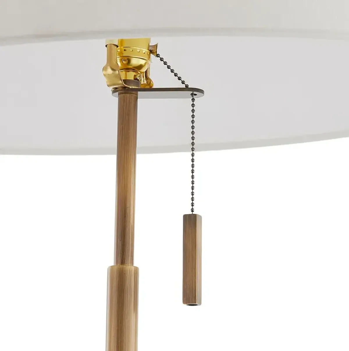 Clic Floor Lamp - Patina Brass