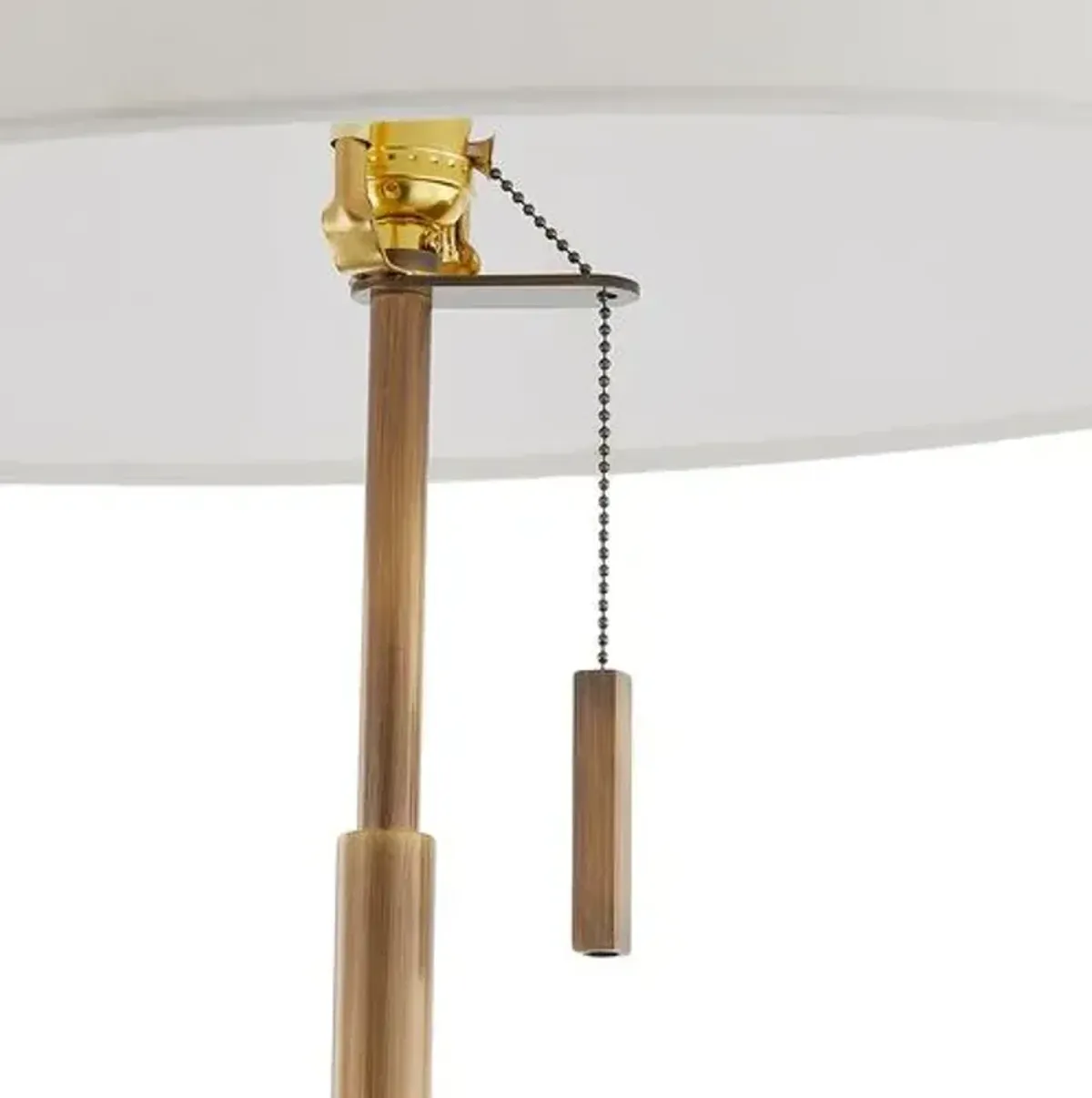 Clic Floor Lamp - Patina Brass