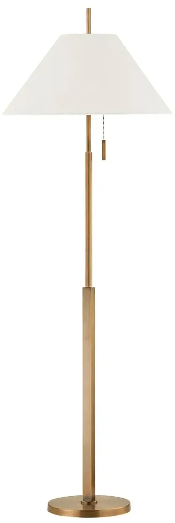 Clic Floor Lamp - Patina Brass