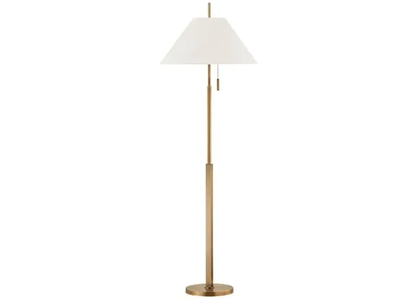 Clic Floor Lamp - Patina Brass