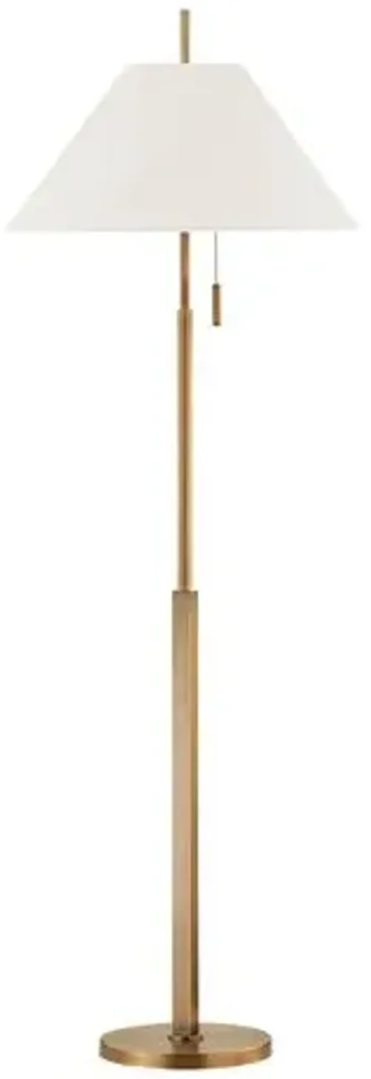 Clic Floor Lamp - Patina Brass