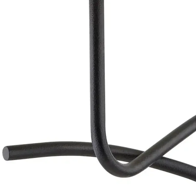 Alameda 15" Plug-in Sconce - Forged Iron - Black