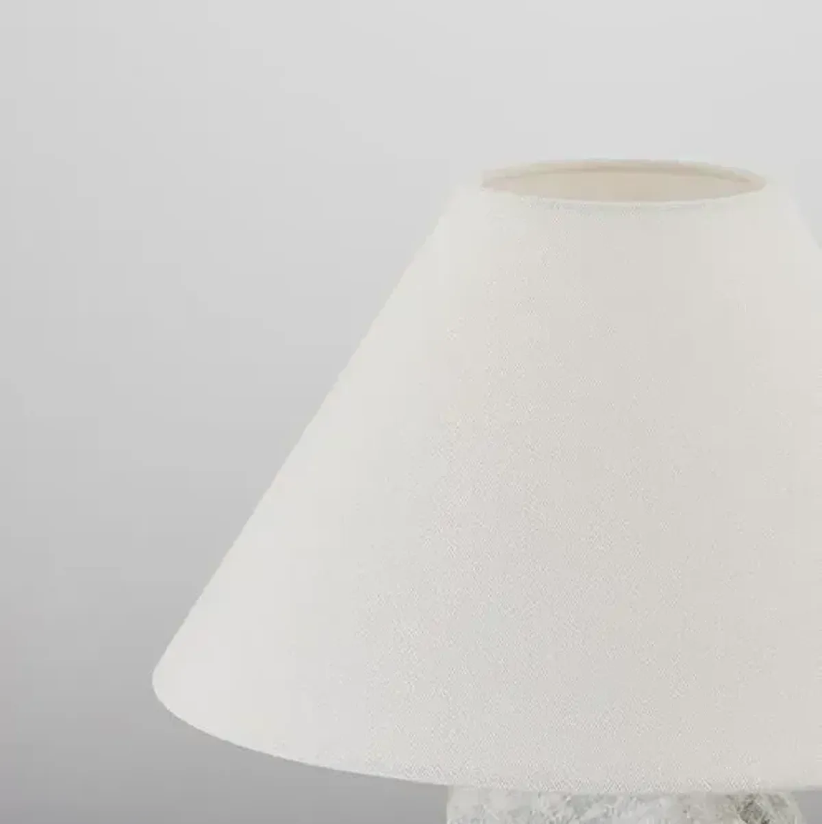 Carver 14" Stone Table Lamp - Natural White - Gold