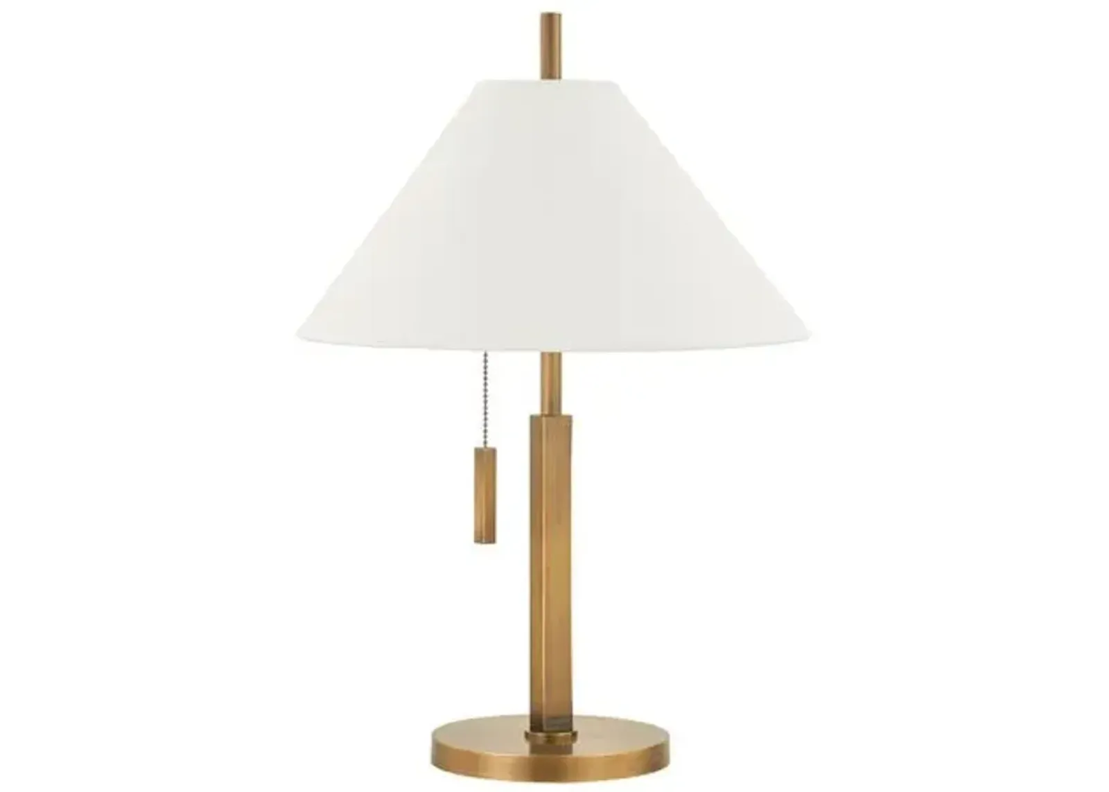 Clic Table Lamp - Patina Brass - Gold