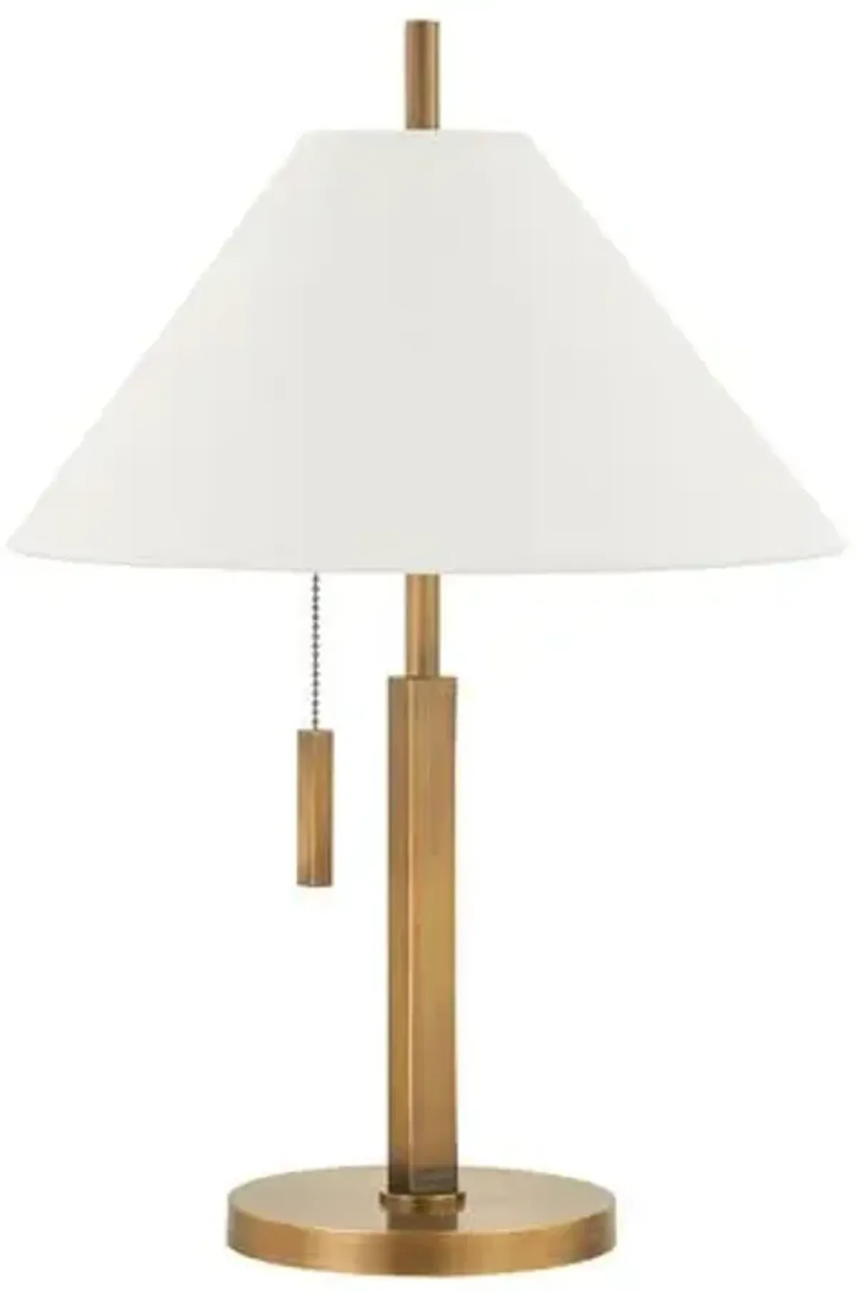 Clic Table Lamp - Patina Brass - Gold