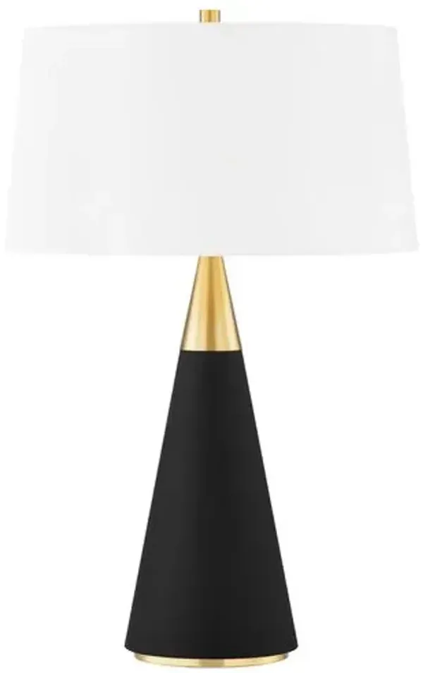 Jen 24.5" Table Lamp - Home Ec. for Mitzi - Black