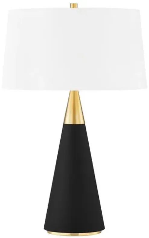 Jen 24.5" Table Lamp - Home Ec. for Mitzi - Black