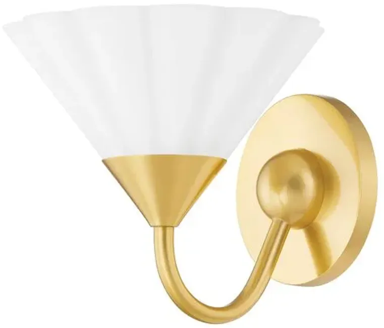 Kelsey 6.75" Wall Sconce - Home Ec. for Mitzi - Gold