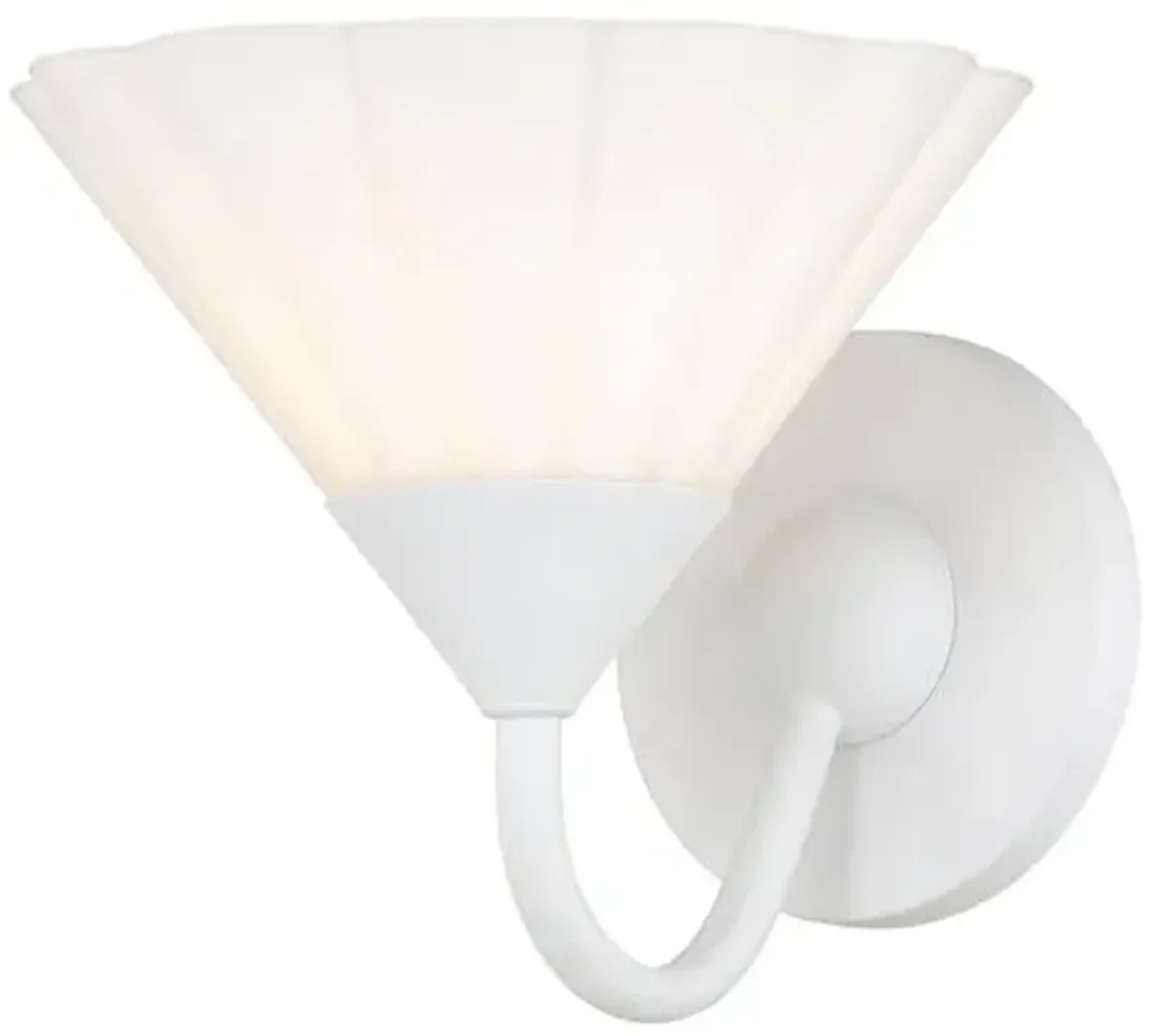 Kelsey 6.75" Glass Wall Sconce - Home Ec. for Mitzi - White