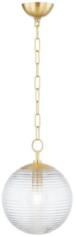 Sara Pendant - Aged Brass - Home Ec. for Mitzi - Gold