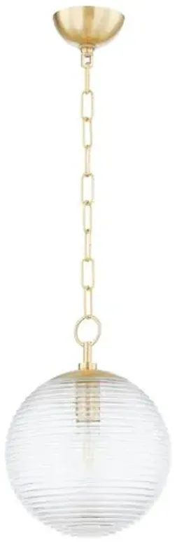 Sara Pendant - Aged Brass - Home Ec. for Mitzi - Gold