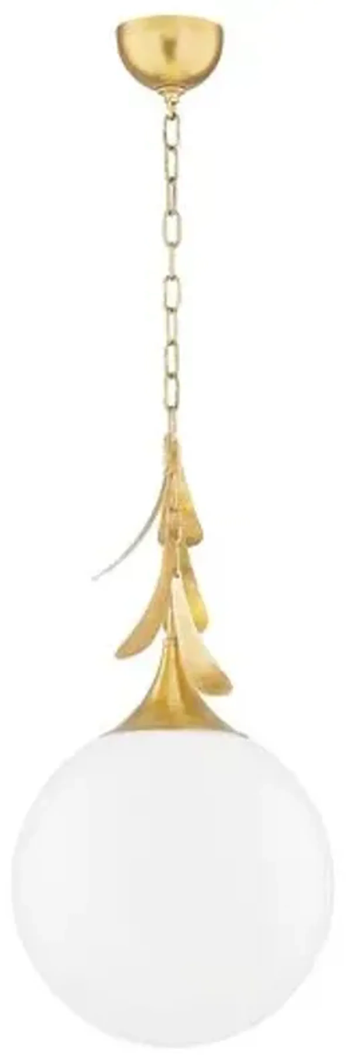 Victoria Pendant - Vintage Gold Leaf - Home Ec. for Mitzi