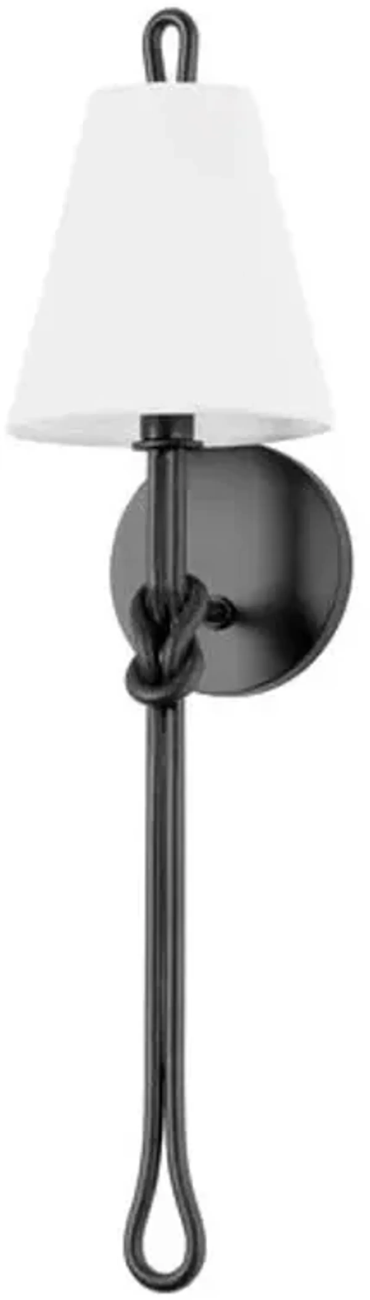 Erina 24.5" Wall Sconce - Black