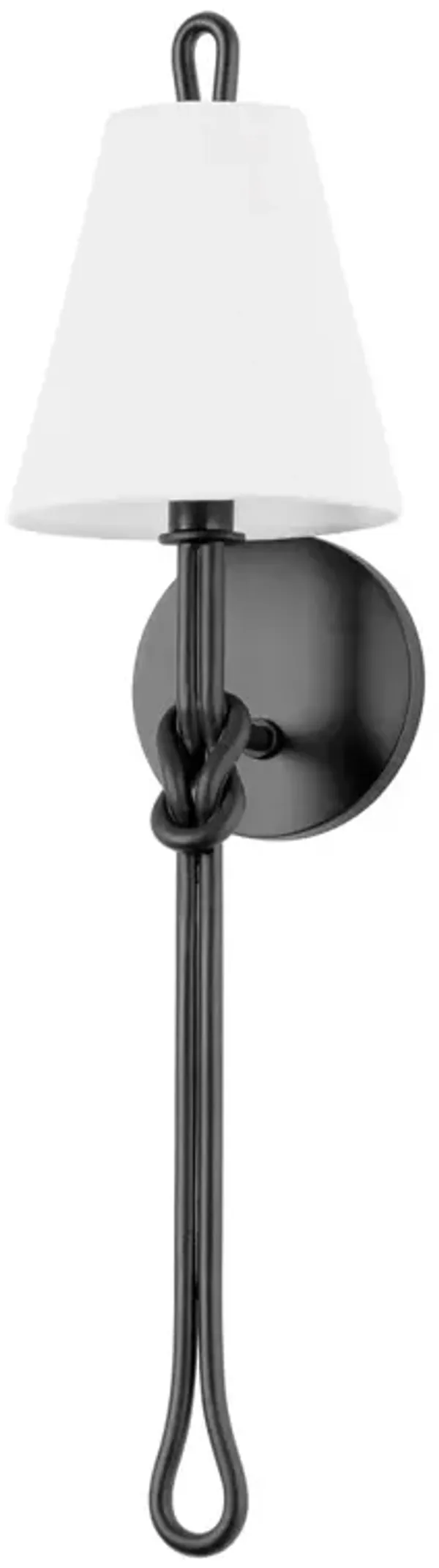Erina 24.5" Wall Sconce - Black