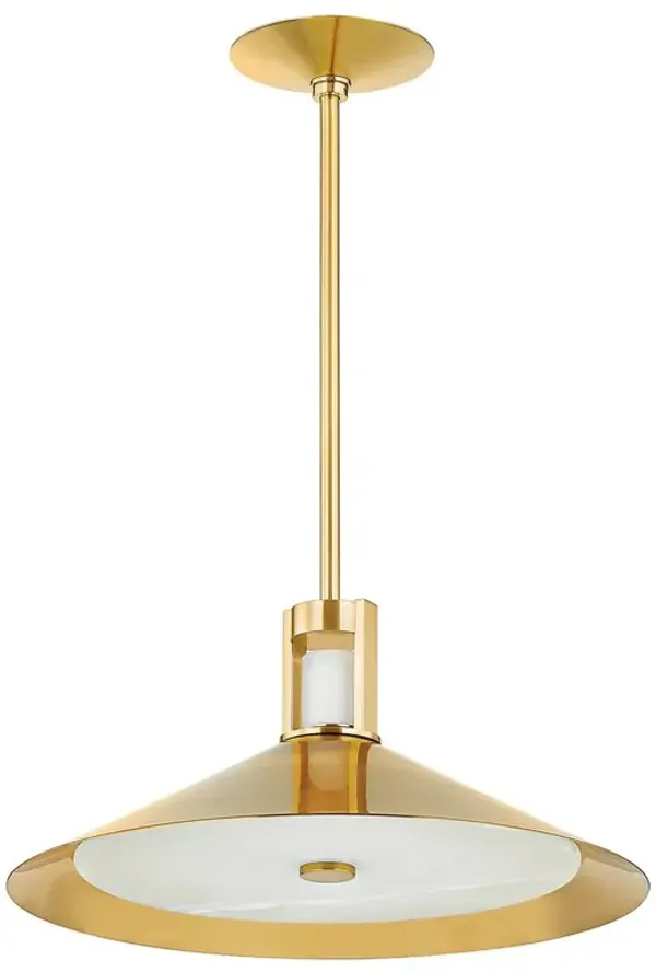 Evie Alabaster Pendant - Gold