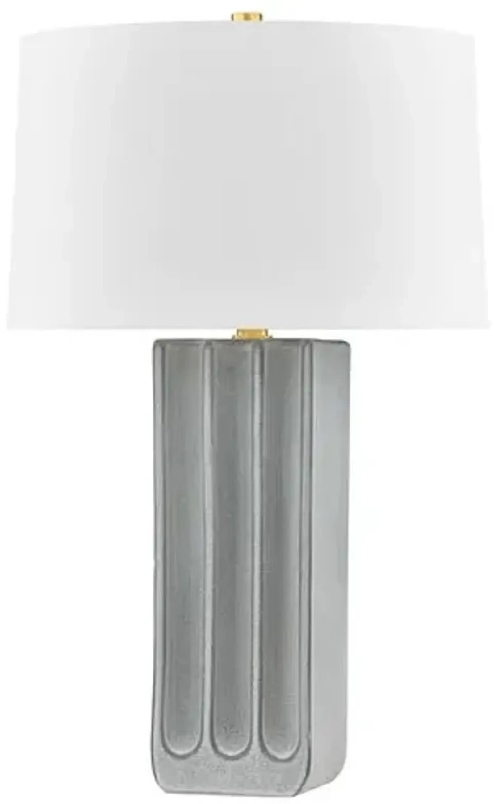 Esme Ceramic Table Lamp - Granite - Gray