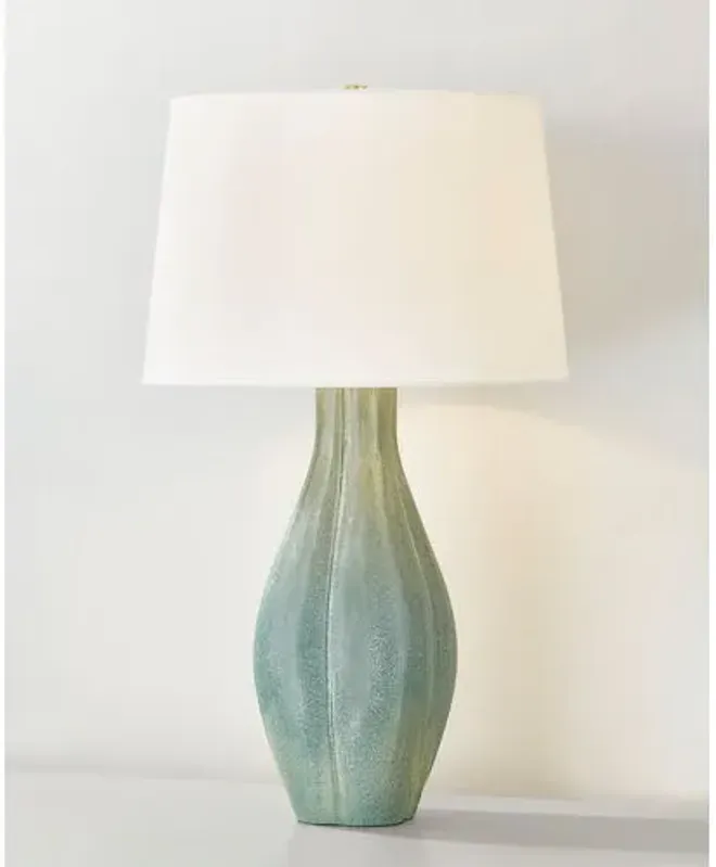 Farren Ceramic Table Lamp - Ivory