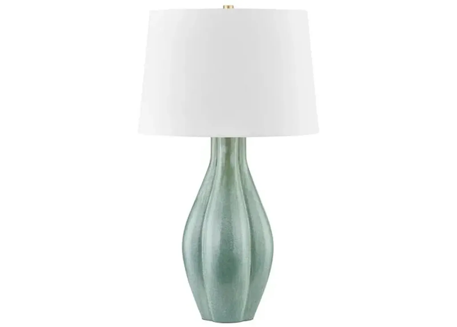 Farren Ceramic Table Lamp - Ivory