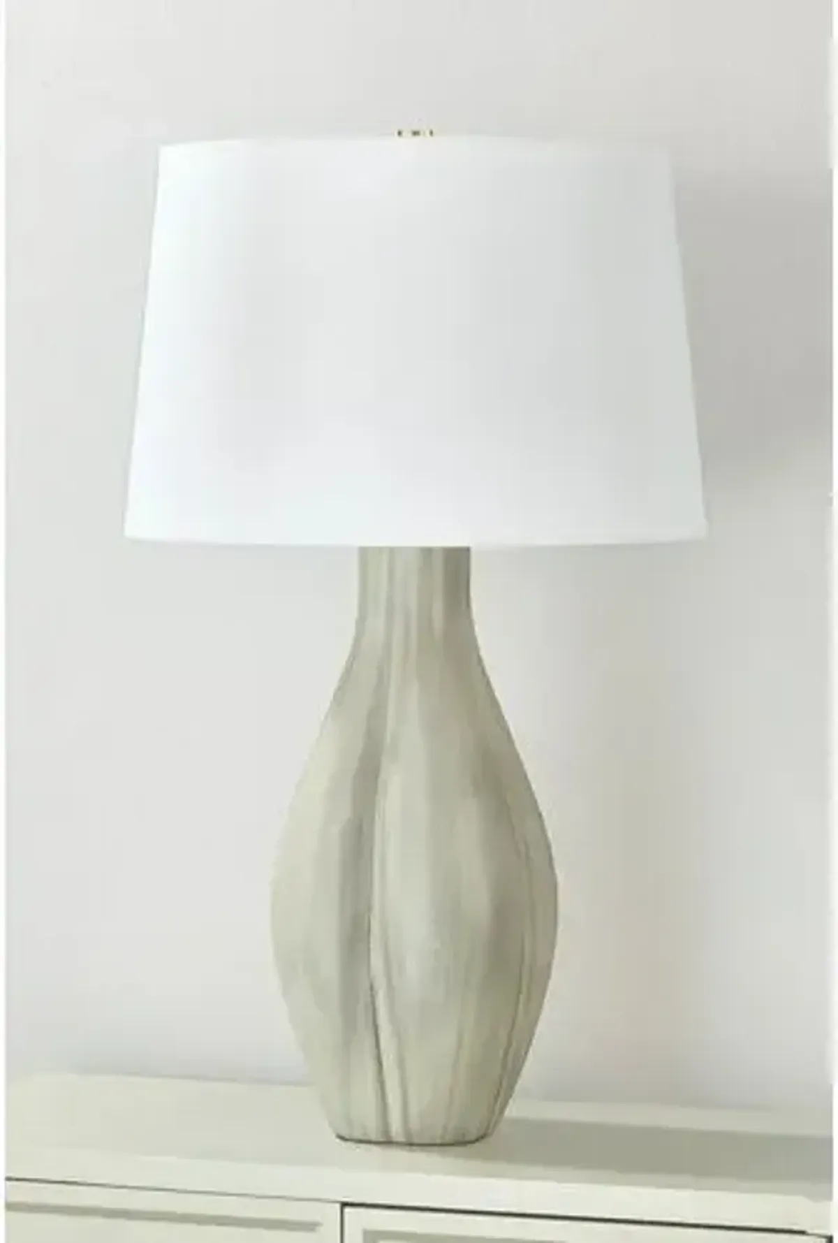 Farren Ceramic Table Lamp - Green