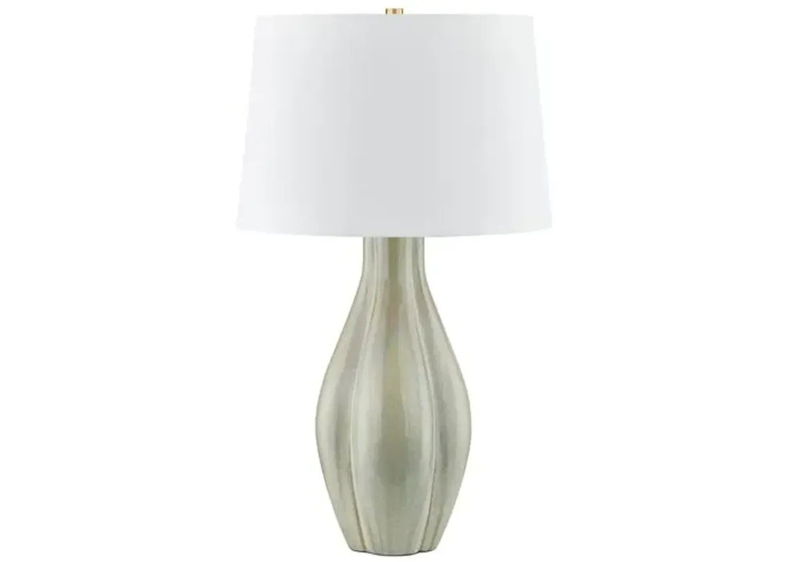 Farren Ceramic Table Lamp - Green