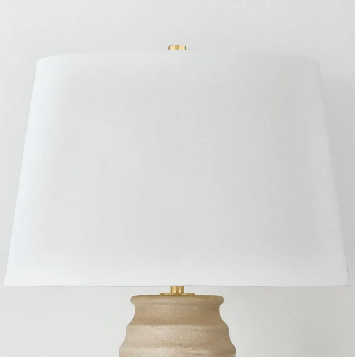 Aubriella Ceramic Table Lamp - Textured Fawn - Brown