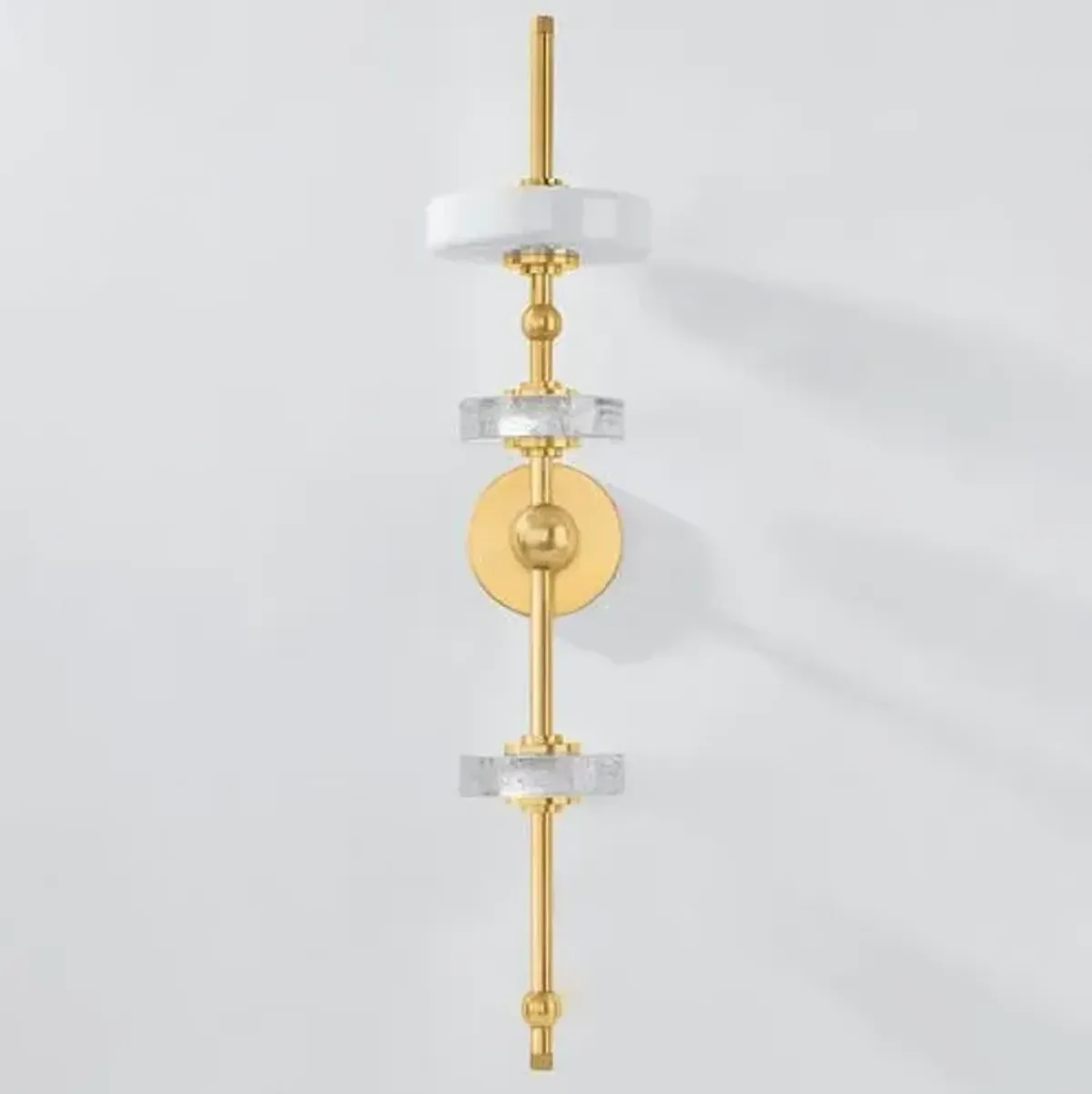 Adrian 30" Wall Sconce - Aged Brass - Gold