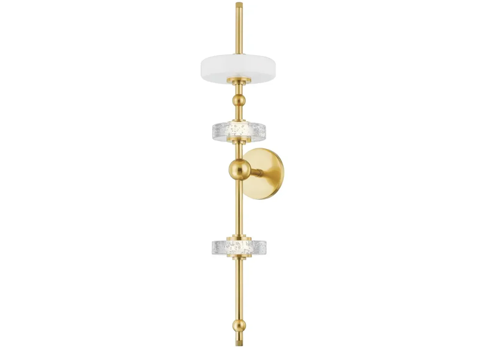 Adrian 30" Wall Sconce - Aged Brass - Gold