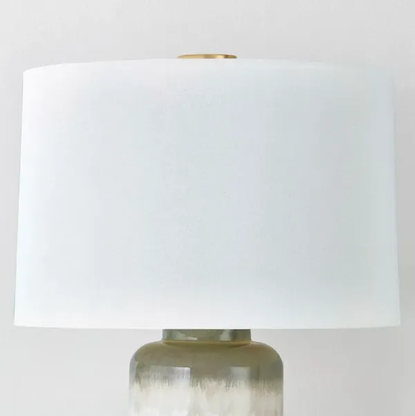 Benton Ceramic Table Lamp - Meadow Ombre - Green