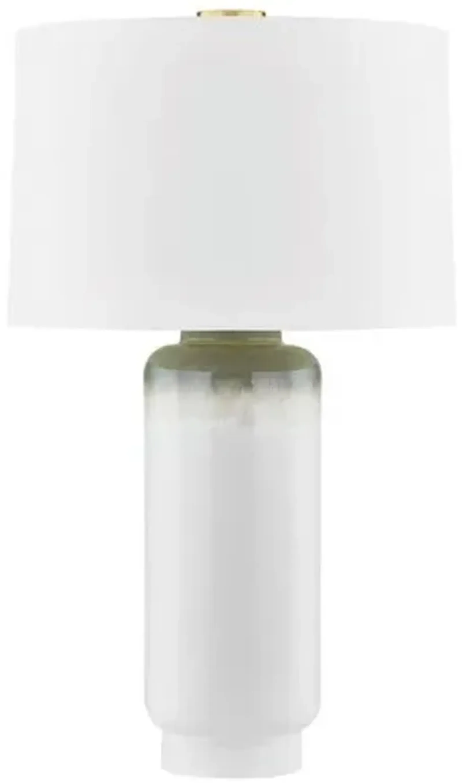 Benton Ceramic Table Lamp - Meadow Ombre - Green