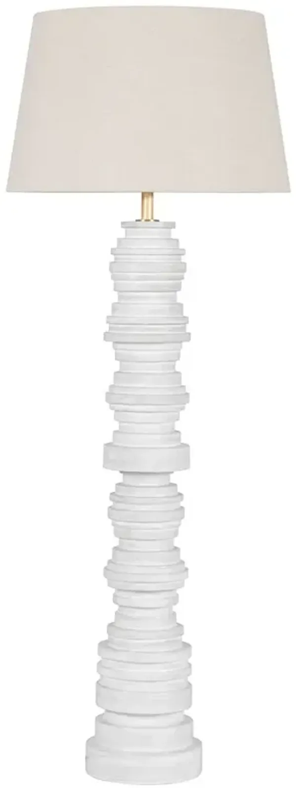 Axel Floor Lamp - Ceramic Gloss Ivory